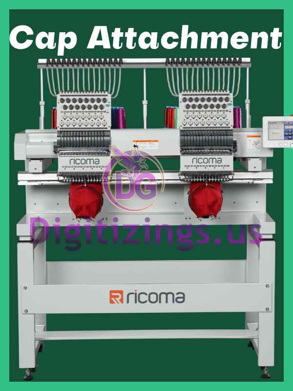 Cap Attechment For Ricoma MT-1502 Embroidery Machine