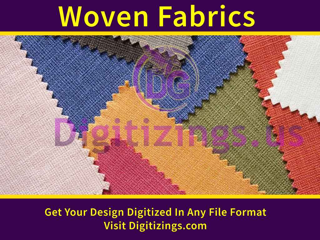 Embroidery digitizing On Woven Fabric