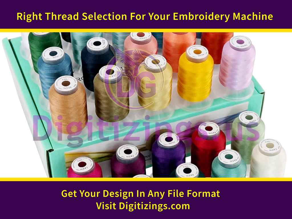 Number 3 Right Thread Selection For Your Embroidery Machine