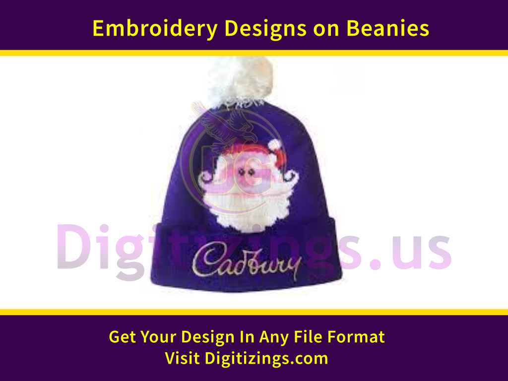 Embroidery Designs on Beanies