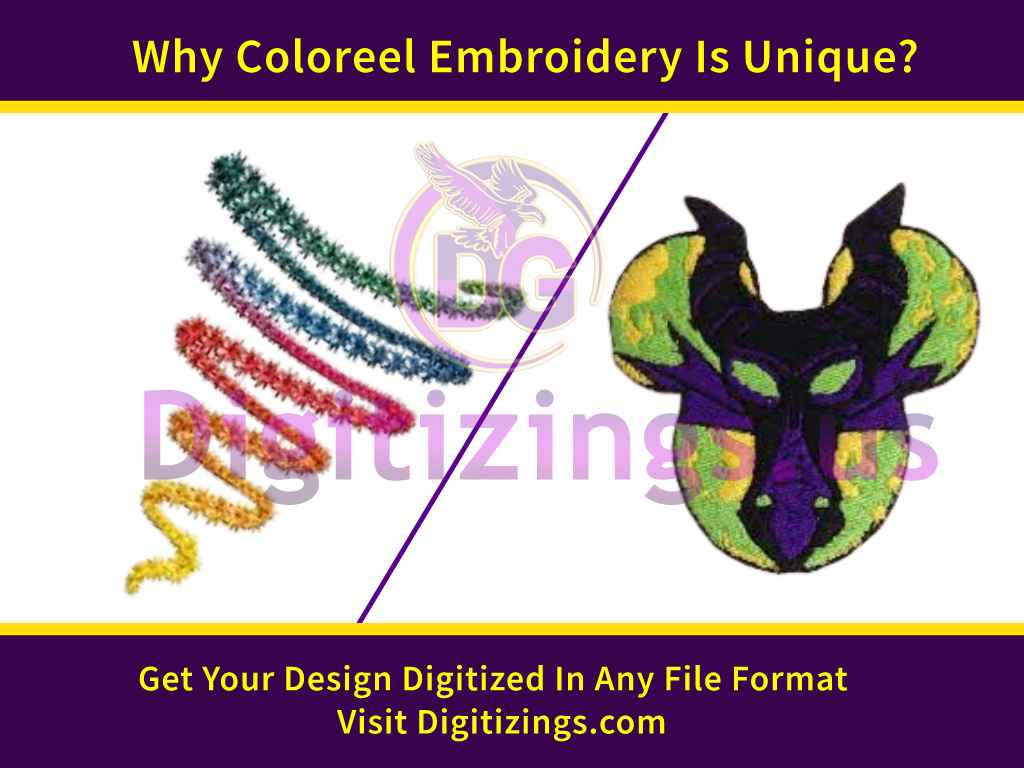 Why Coloreel Embroidery Is Unique?