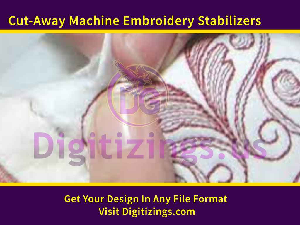 Cut-Away Machine Embroidery Stabilizers