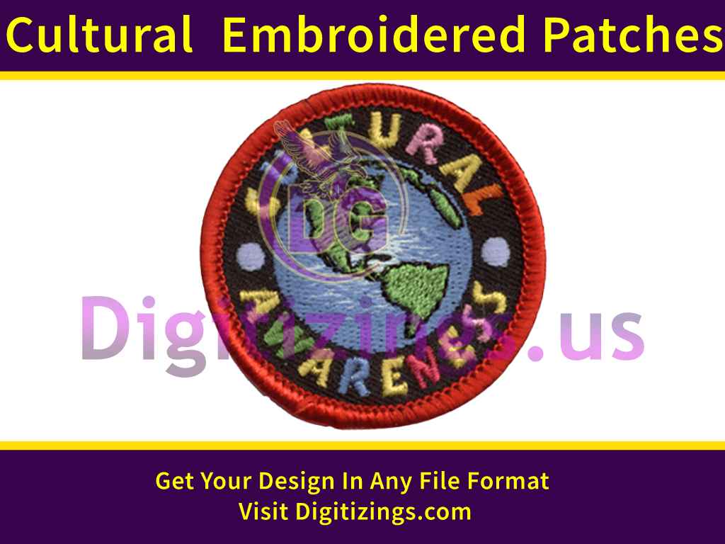 Cultural Embroidered Patches