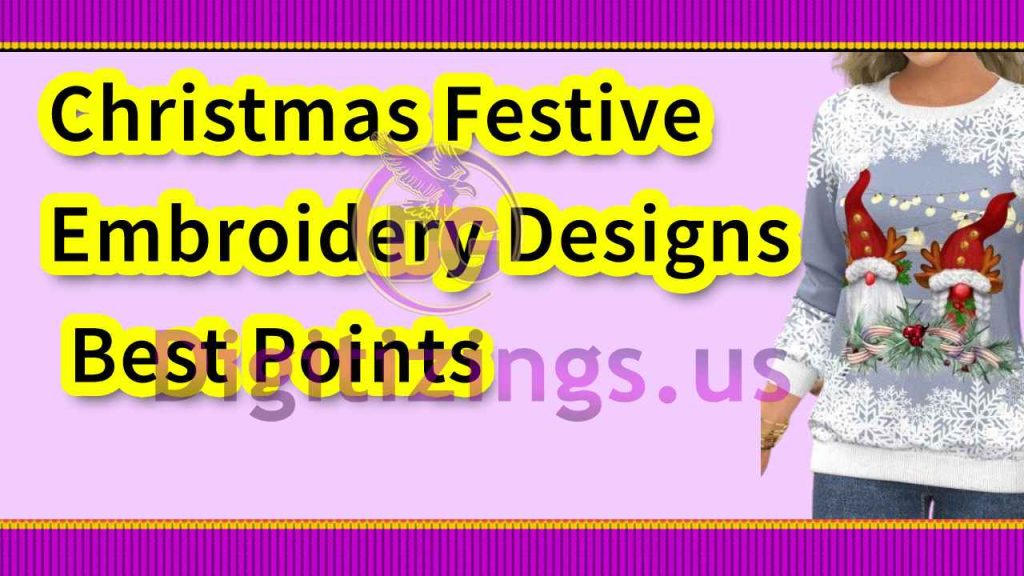 Christmas Festive Embroidery Designs Best Points