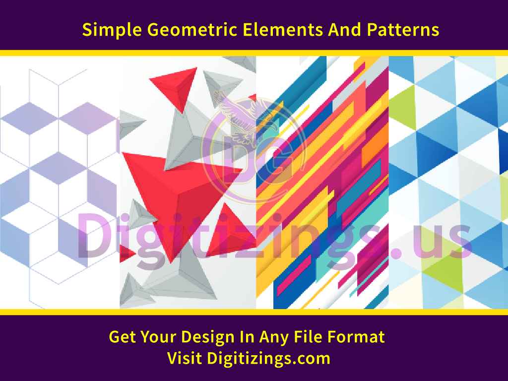Simple Geometric Elements And Patterns